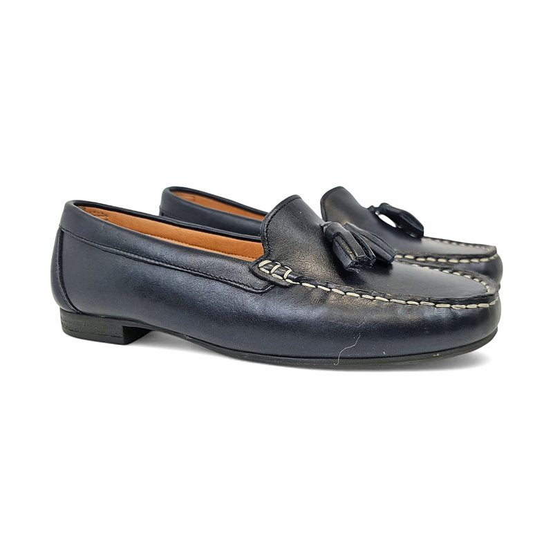 Lina | Classic leather women’s tassel loafers