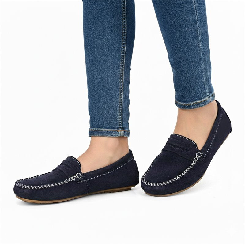 Mila | Soft suede leather women’s loafers