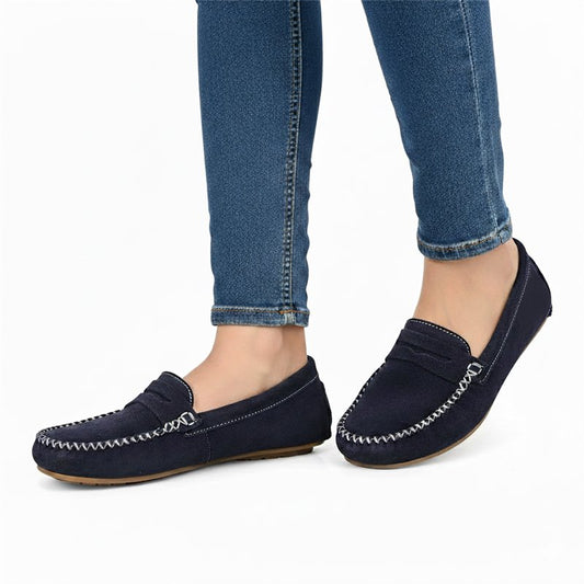 Mila | Soft suede leather women’s loafers