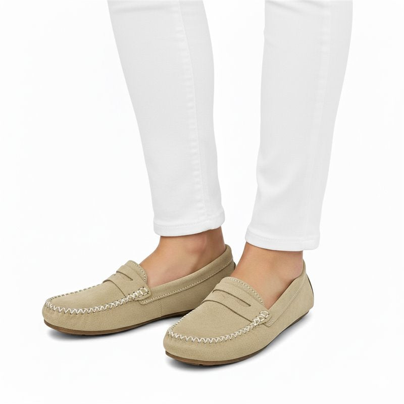 Mara | Soft suede leather women’s loafers